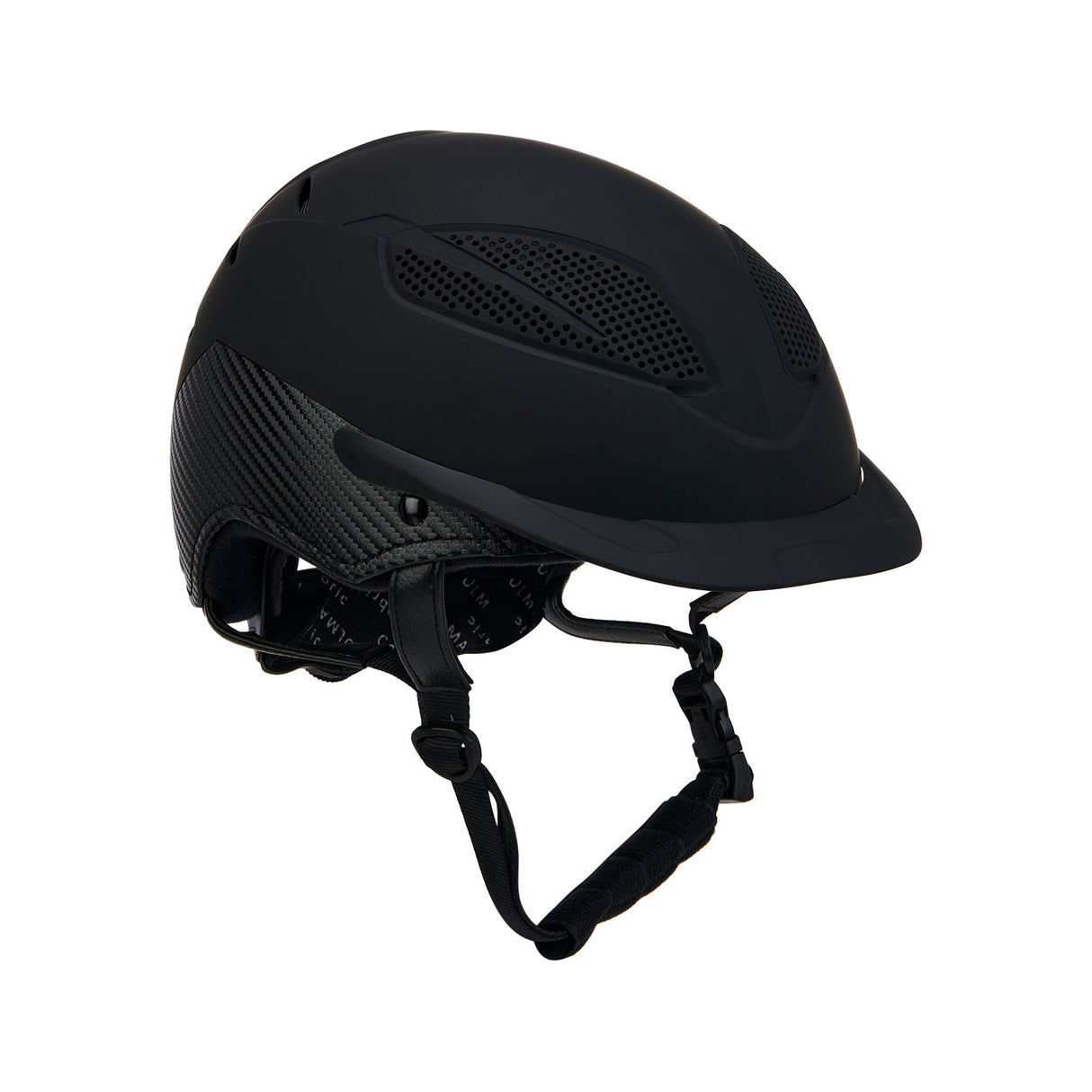 Equestro Ultra Light Helmet In Durable Plastic #colour_black