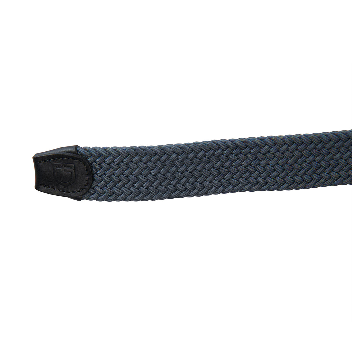 Equestro Elasticized Belt Crossed Pattern #colour_grey