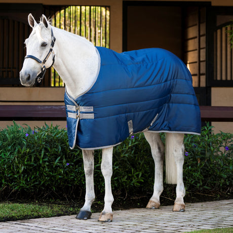Horseware Ireland Amigo Ripstop Insulator 200g Stable Rug #colour_navy-titatium-grey