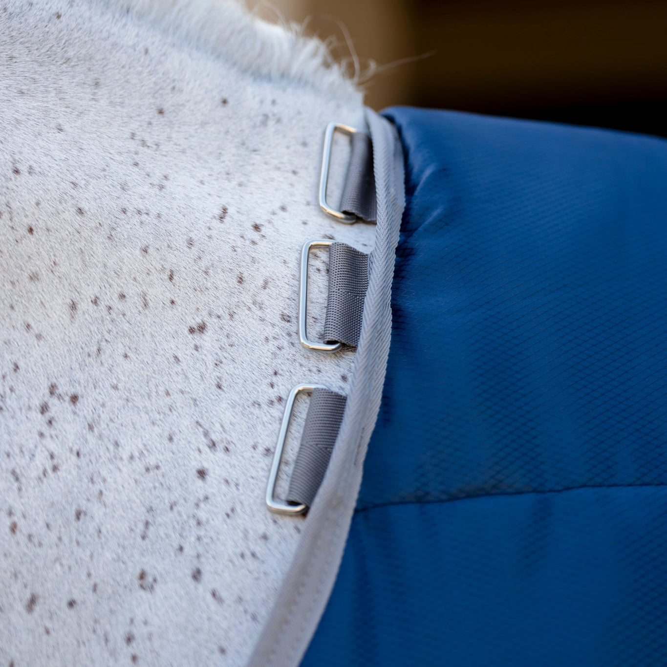 Horseware Ireland Amigo Ripstop Insulator 200g Plus Stable Rug #colour_navy-titanium-grey