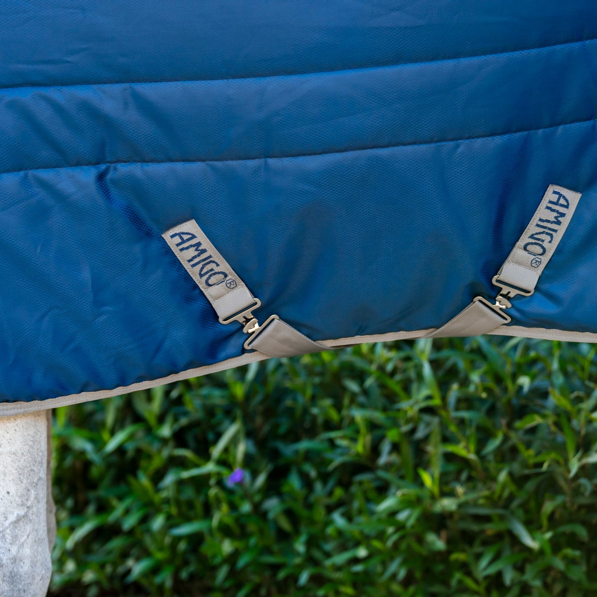 Horseware Ireland Amigo Ripstop Insulator 200g Plus Stable Rug #colour_navy-titanium-grey