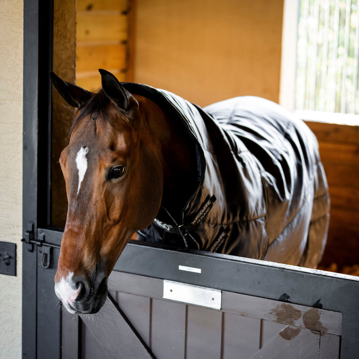 Horseware Ireland Amigo Ripstop Insulator 200g Plus Stable Rug #colour_black-black-silver