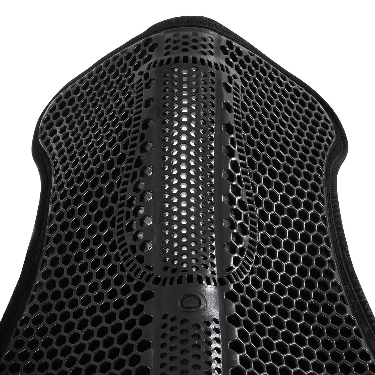 Acavallo Gel Ns Hexagonal Microfleece Flat #colour_black-black