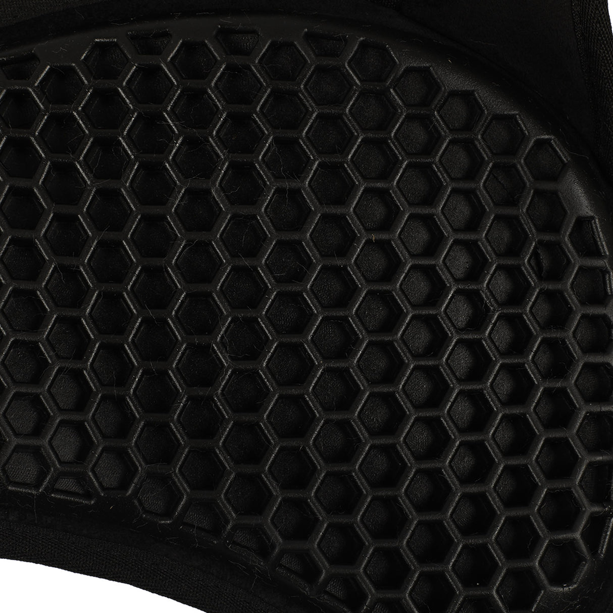 Acavallo Pad SP WFS Suede Rear Sheepskin Hexagonal Gel Flat #colour_black-natural