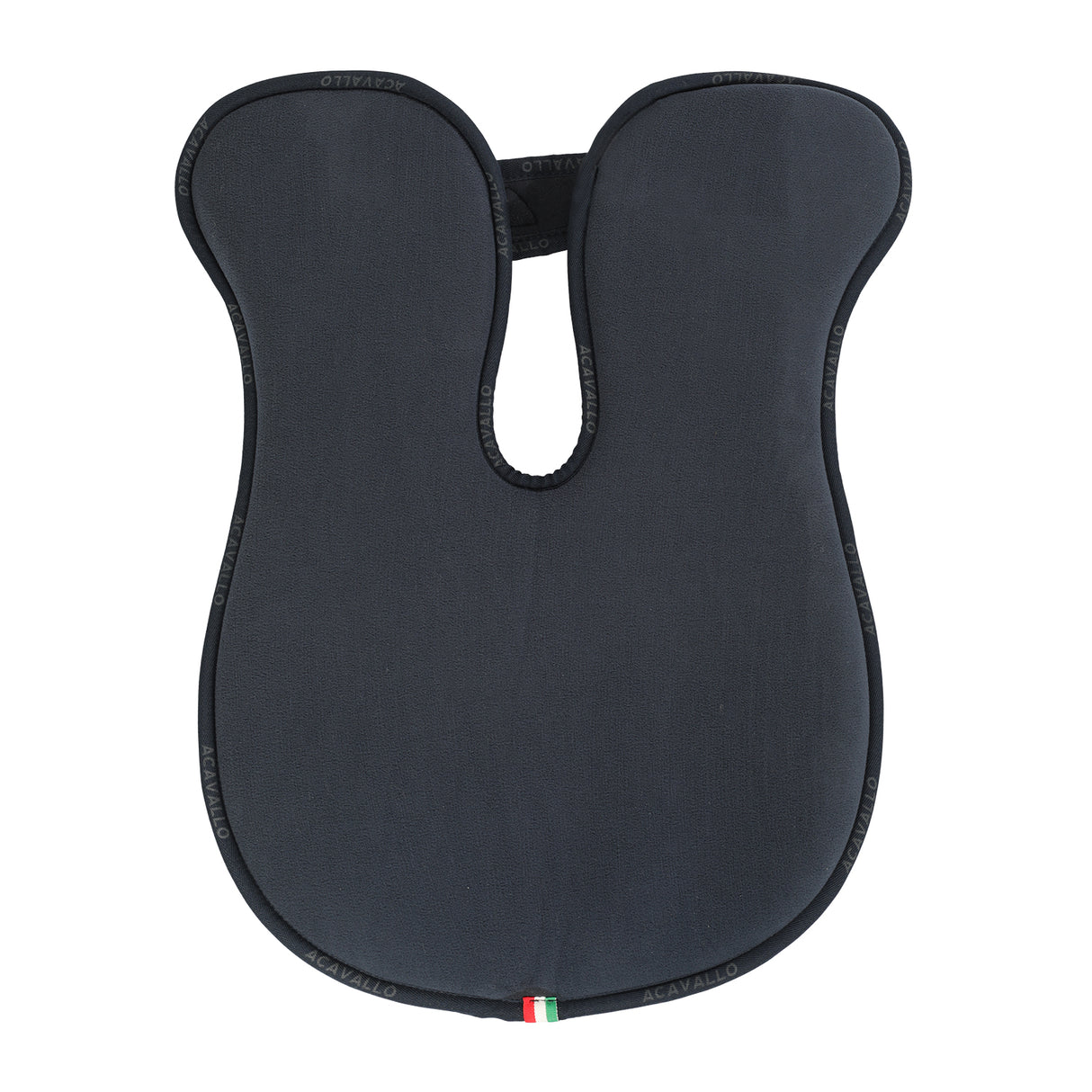 Acavallo Pad MF WFS Suede Hexagonal Gel Front Riser #colour_blue