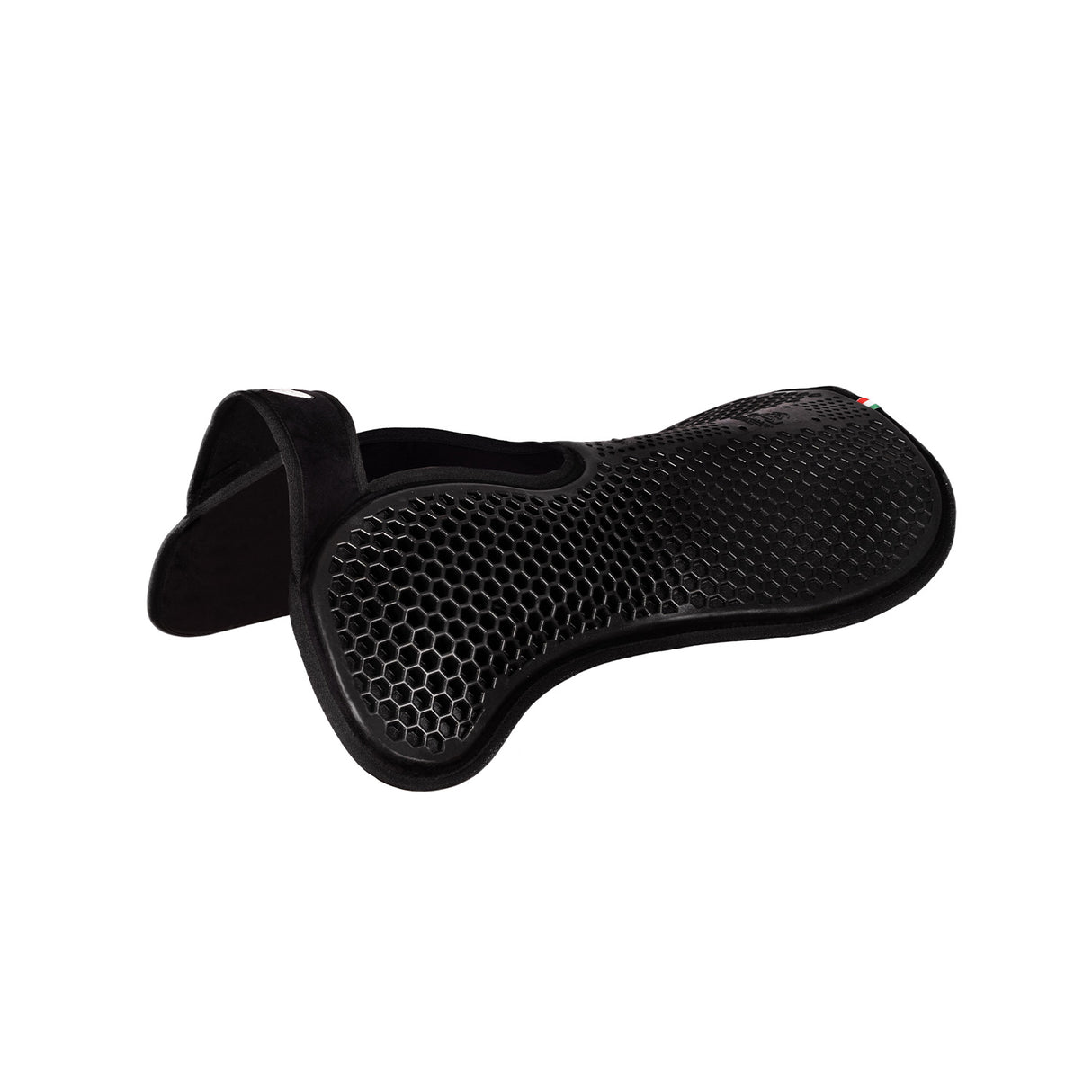 Acavallo Pad MF WFS Suede Hexagonal Gel Front Riser #colour_black