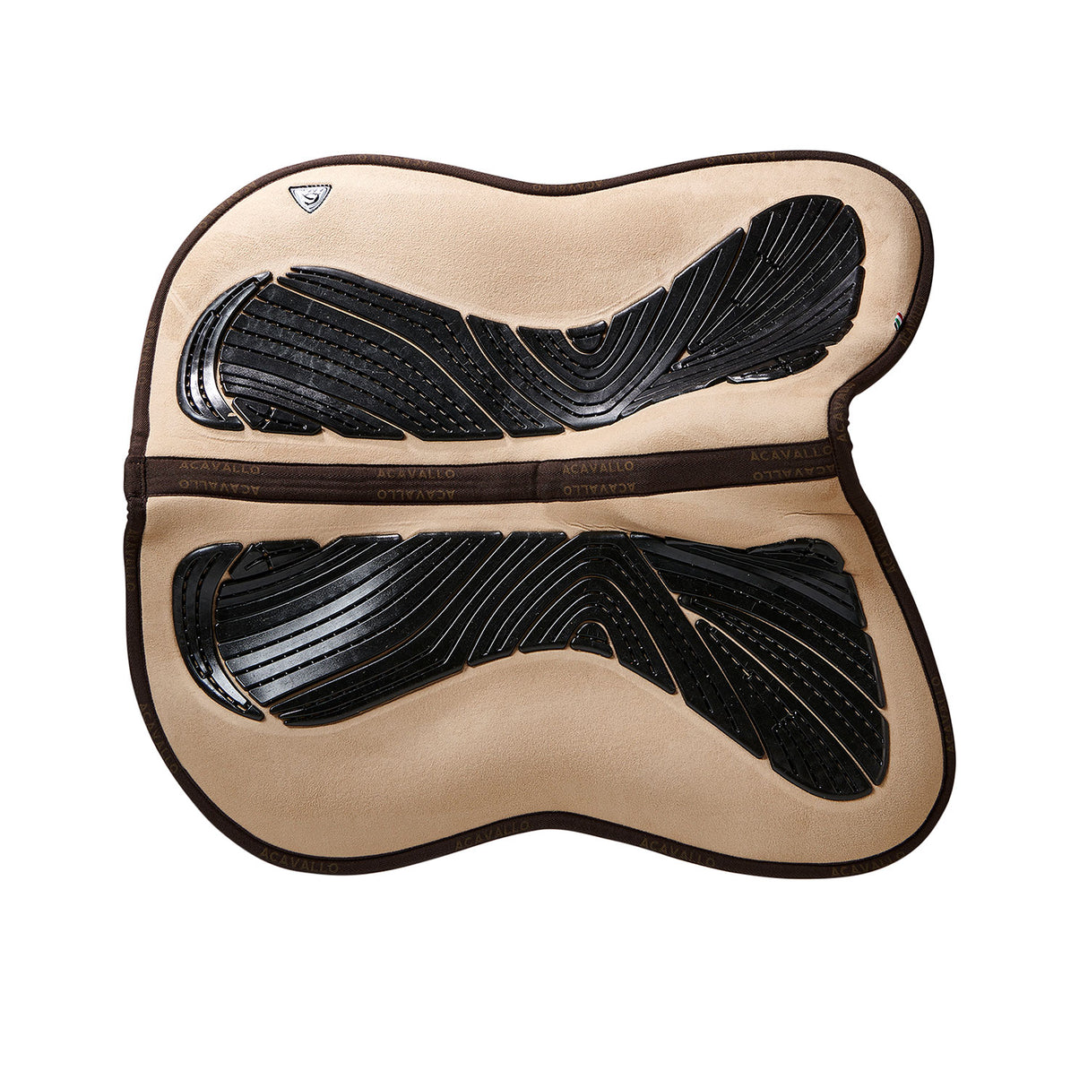 Acavallo Pad MF HPS CW-CS Suede Grip Gel Flat Configurable Pocket #colour_beige