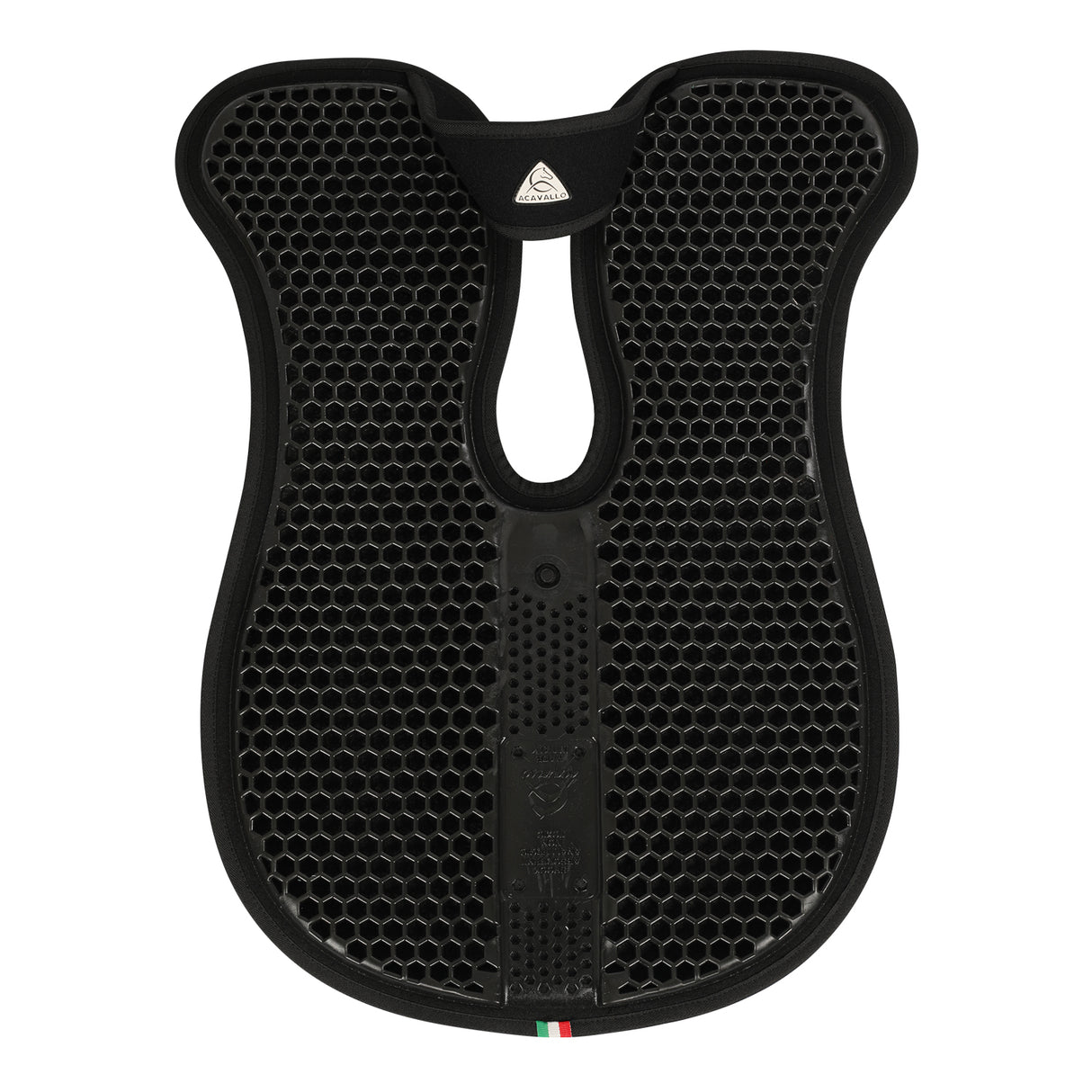 Acavallo Slim Pad WFS Felt Hexagonal Gel Flat #colour_black