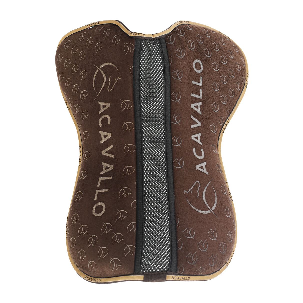 Acavallo Pad MF DS SW-3DS Suede Silicone Grip Flat #colour_brown