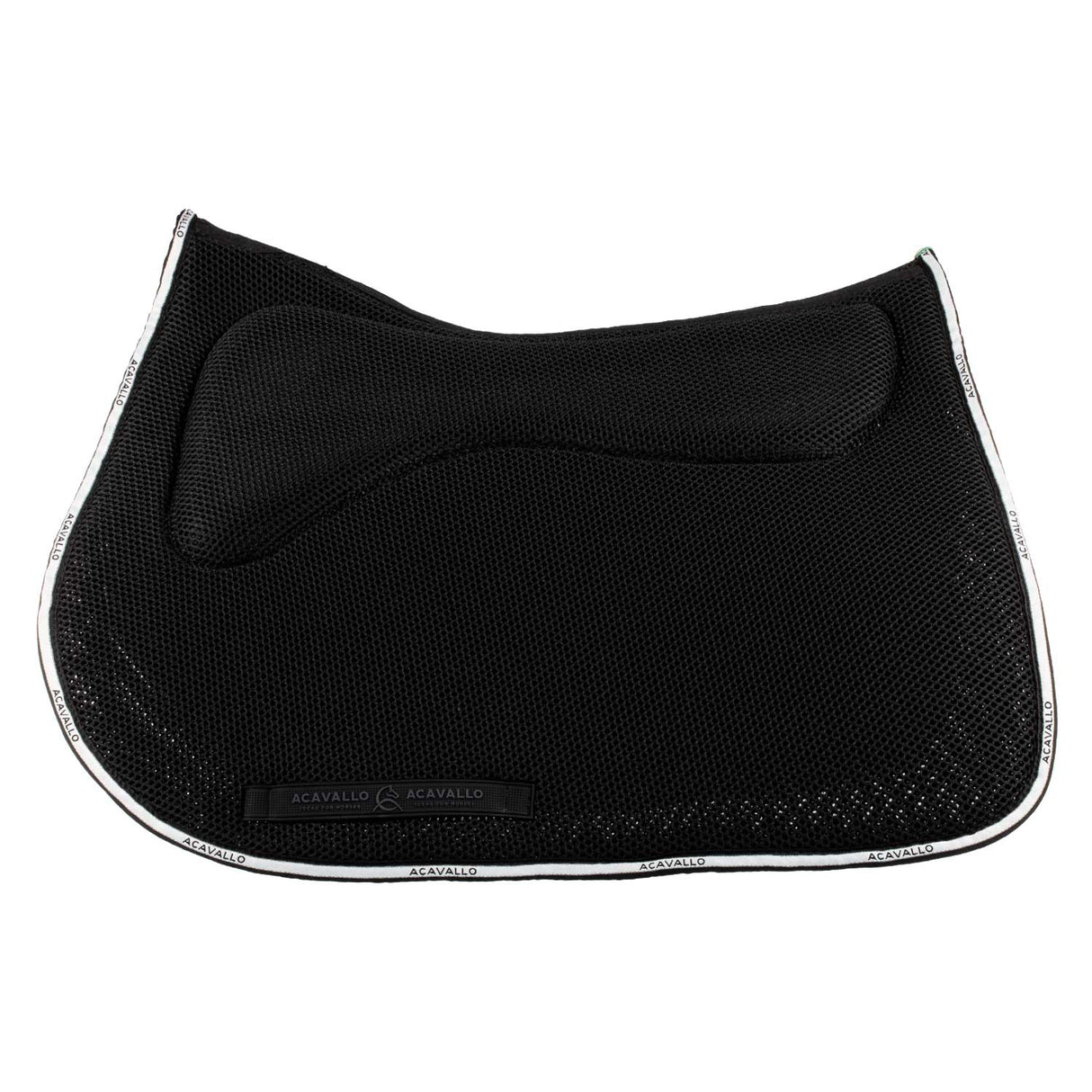Acavallo Saddle Pad JS CW-3Ds Memory Foam 3D Spacer #colour_black