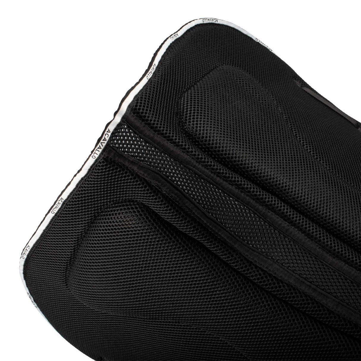 Acavallo Saddle Pad JS CW-3Ds Memory Foam 3D Spacer #colour_black