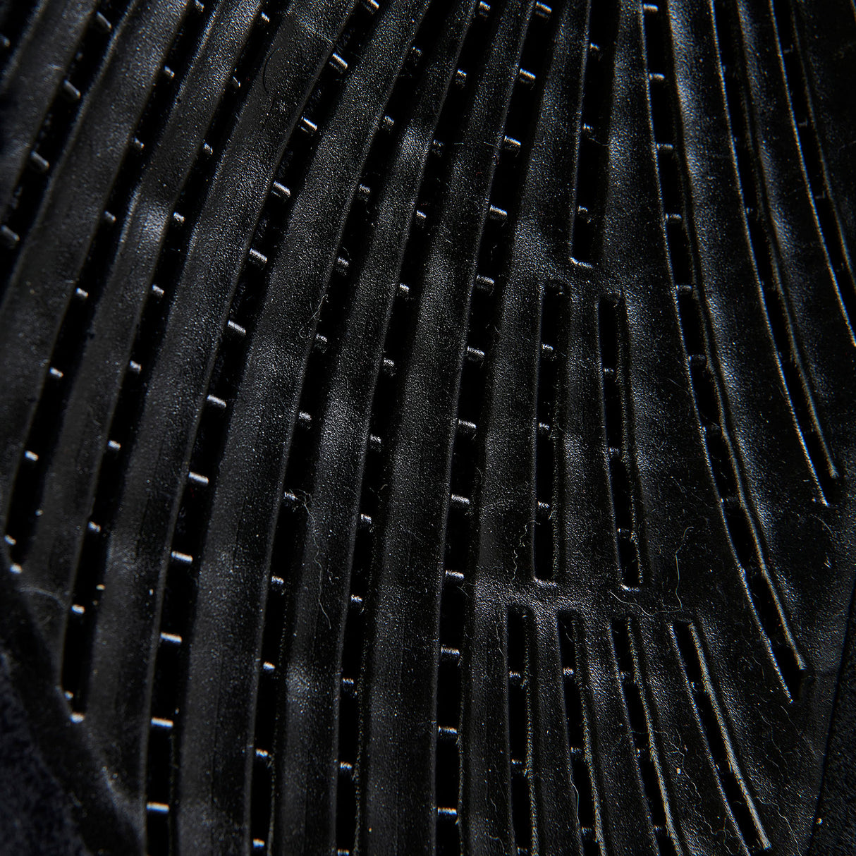 Acavallo Pad SP JCCS CW-CS Suede Cut-Out Sheepskin Twin Sided Gel Flat #colour_black-black