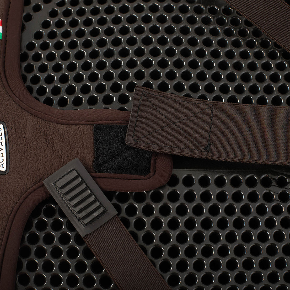 Acavallo Standard Seat Saver Jumping Classic Gel-In Dri-Lex 20mm #colour_brown