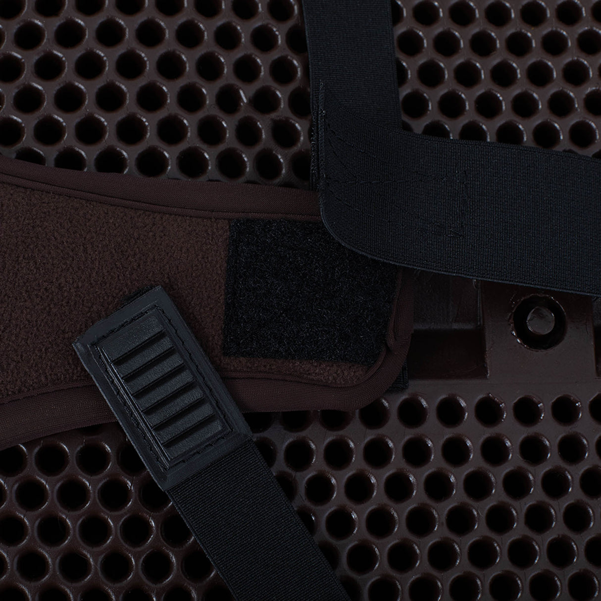 Acavallo Standard Seat Saver Dressage Classic Gel-In Dri-Lex 20mm #colour_brown