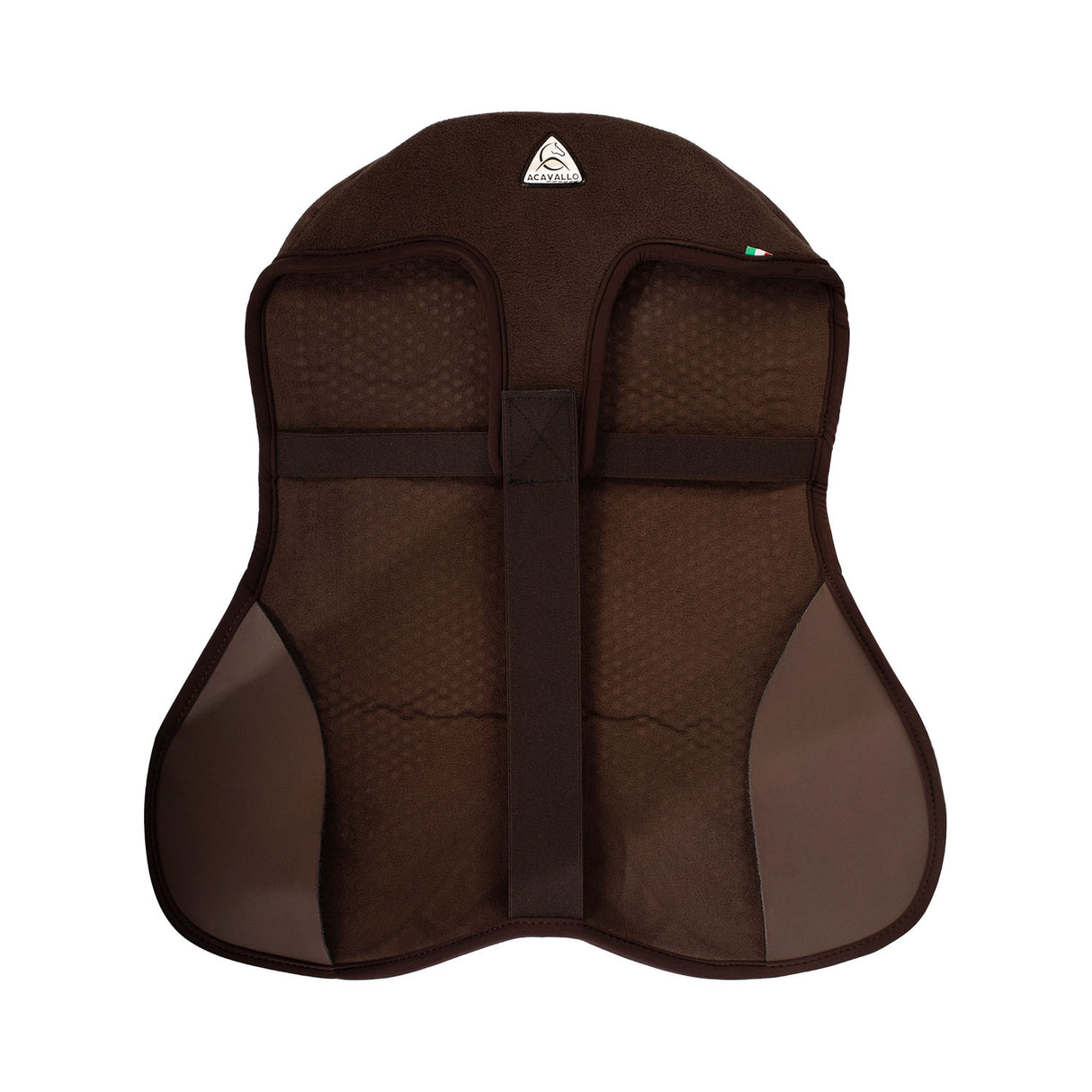Acavallo Standard Seat Saver Dressage Classic Gel-Out Dri-Lex 10mm #colour_brown