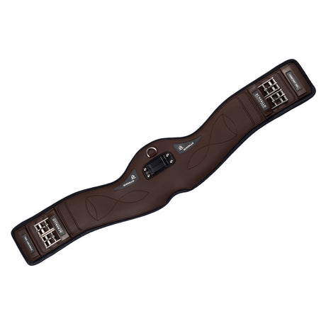 Acavallo Anatomical Dressage Girth Gel Pvc #colour_brown