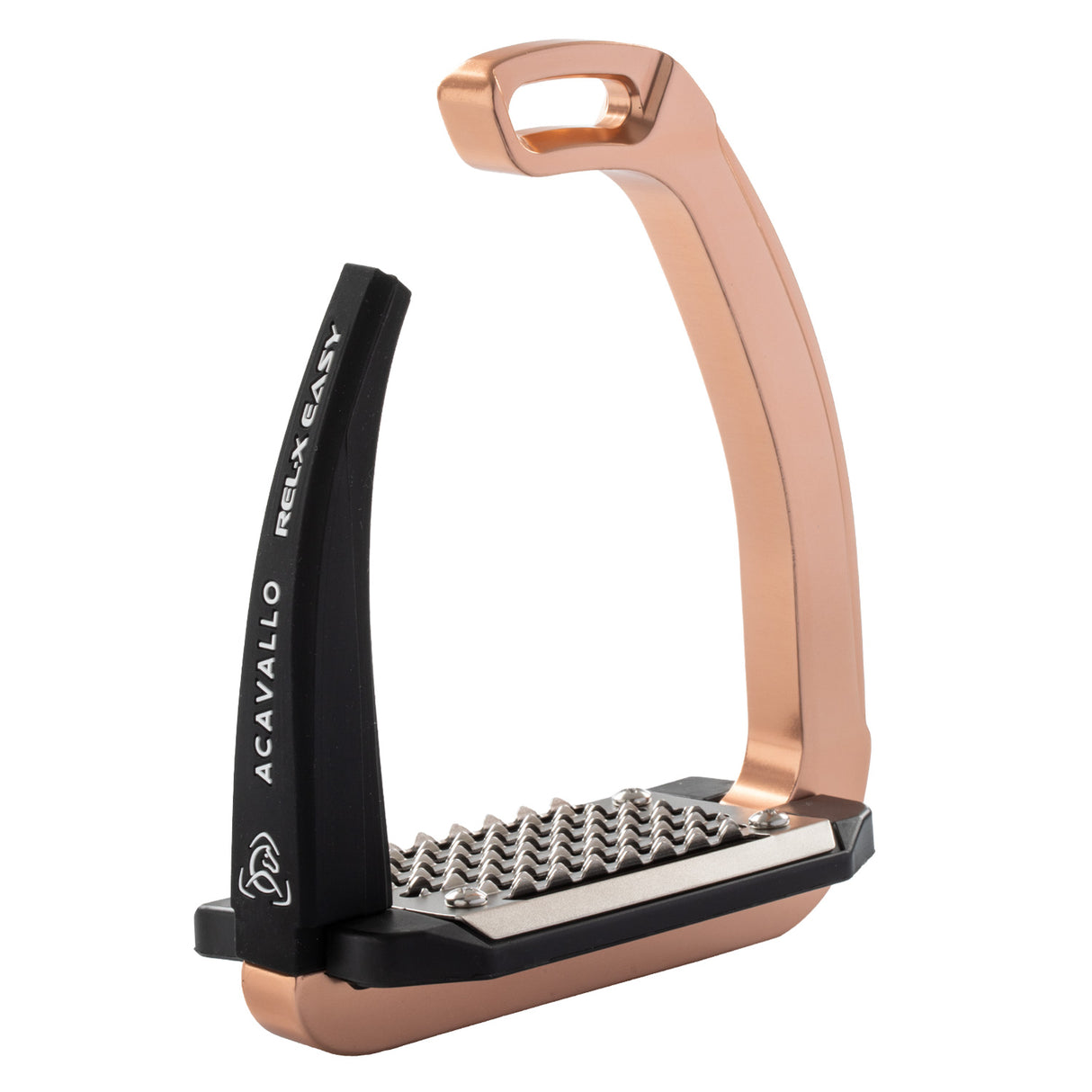 Acavallo Rel-X Easy Stirrups #colour_rose-gold