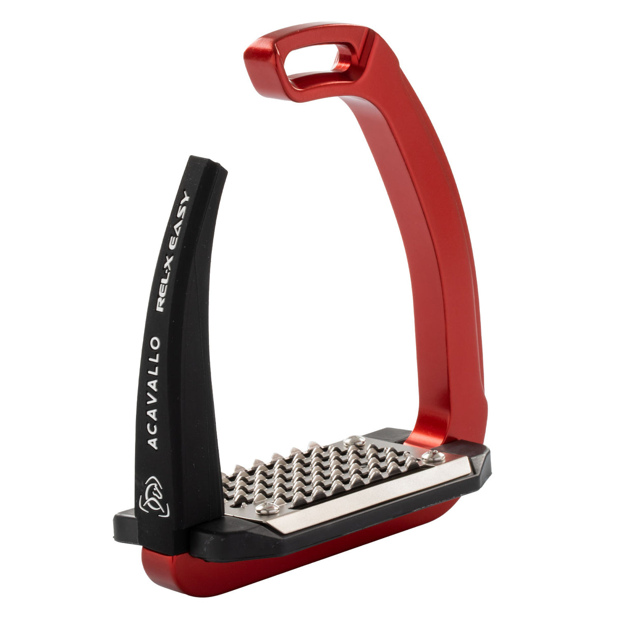 Acavallo Rel-X Easy Stirrups #colour_red