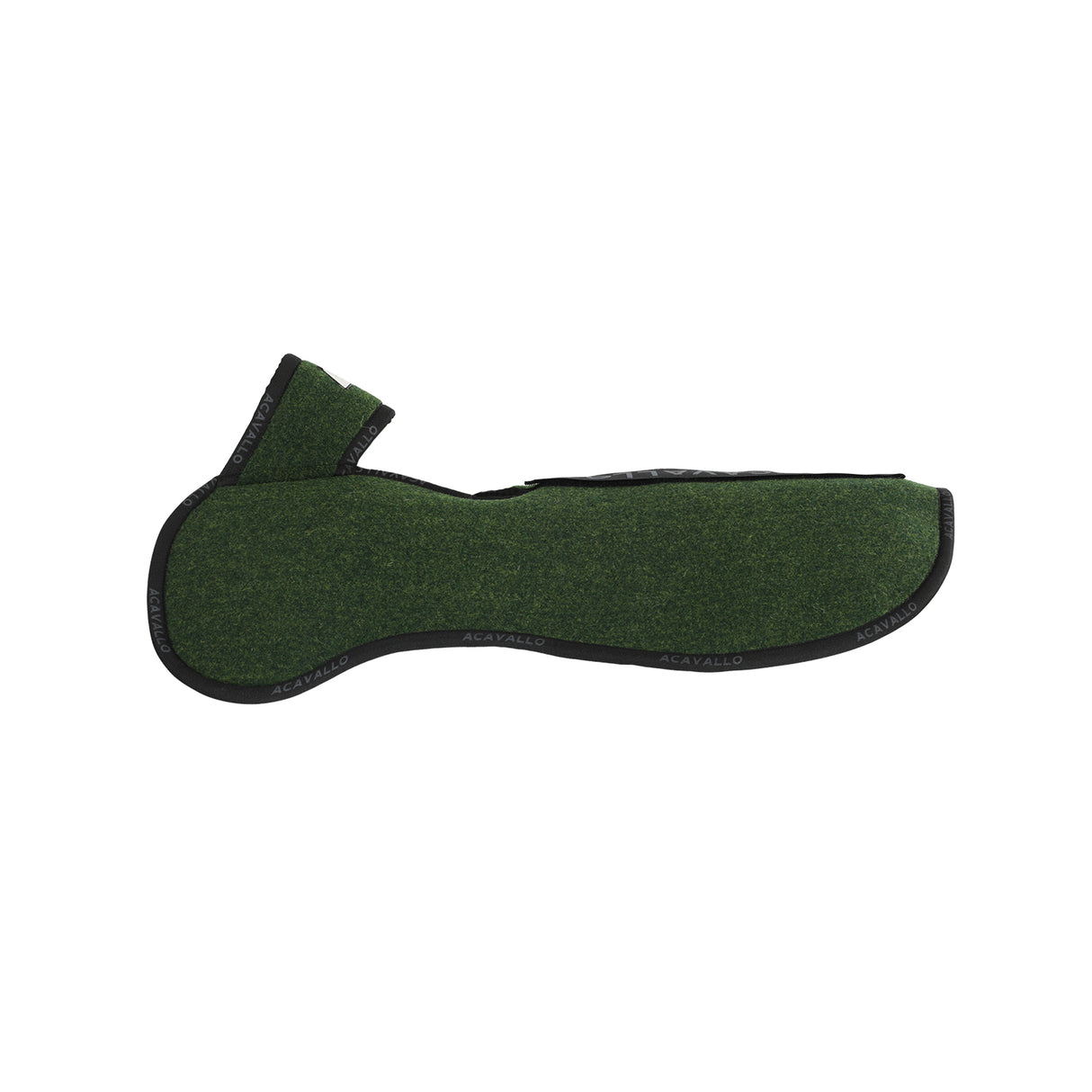 Acavallo Pad Piuma WFS Pocket Double Felt Front Riser #colour_green