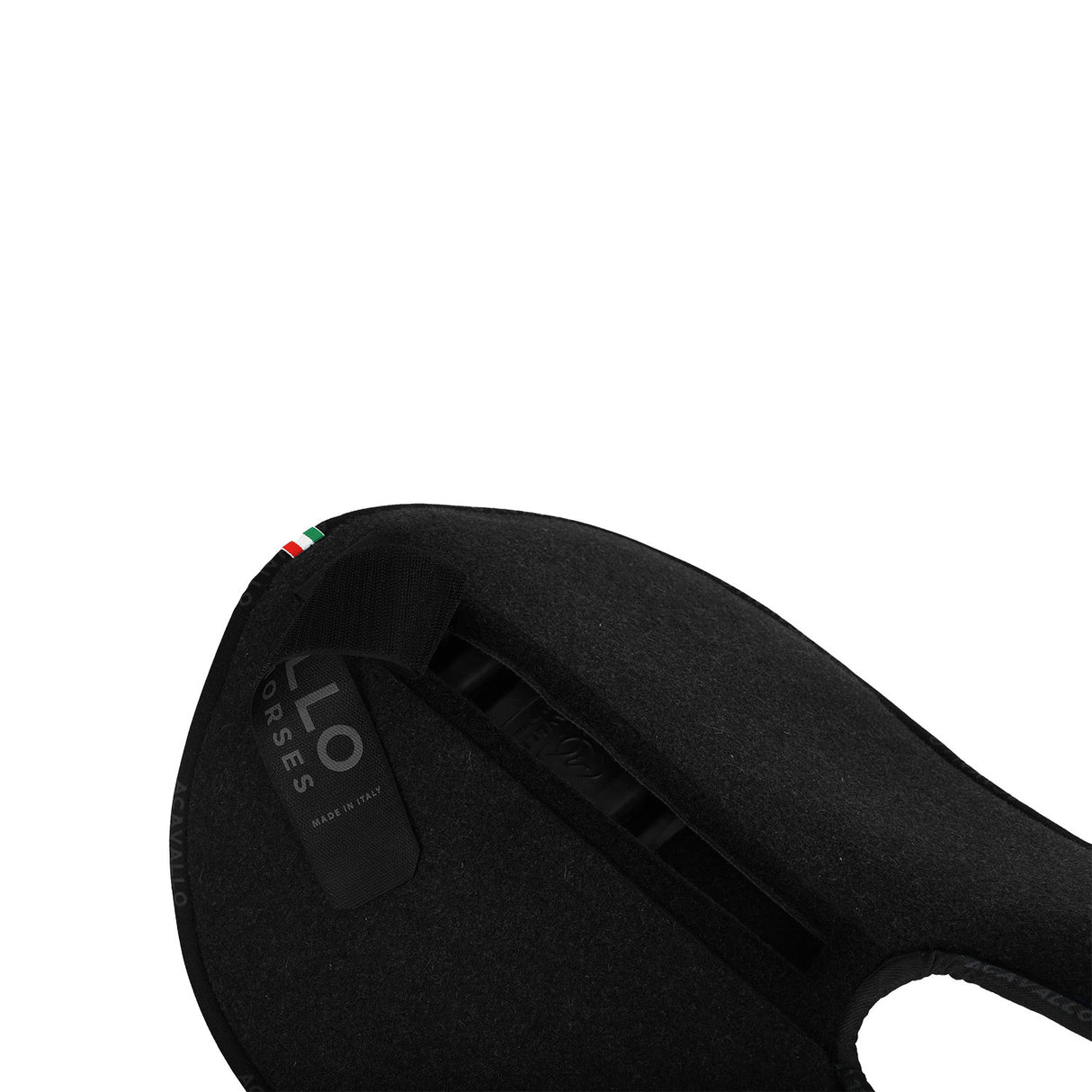 Pad Piuma WFS Pocket Double Felt Front & Rear Riser #colour_black