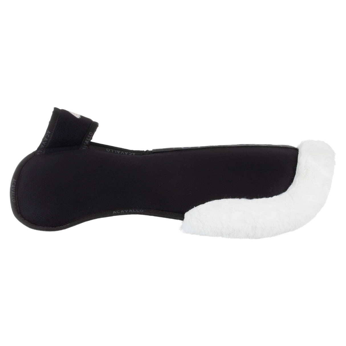 Acavallo Pad Piuma-FS WFS-FS Pocket Suede Front Riser #colour_black-white