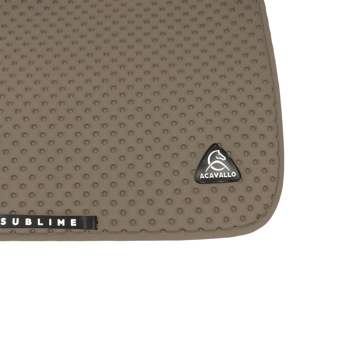 Acavallo Point Jumping Saddle Pad #colour_brown