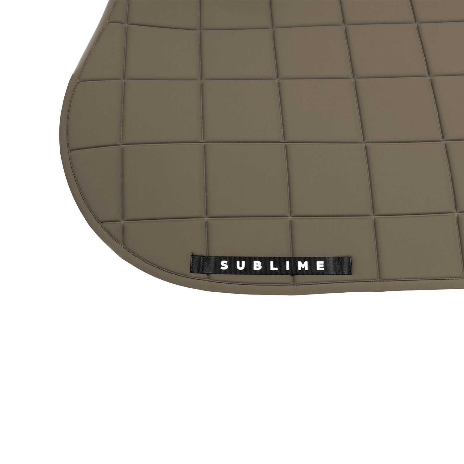 Acavallo Square Jumping Saddle Pad #colour_brown