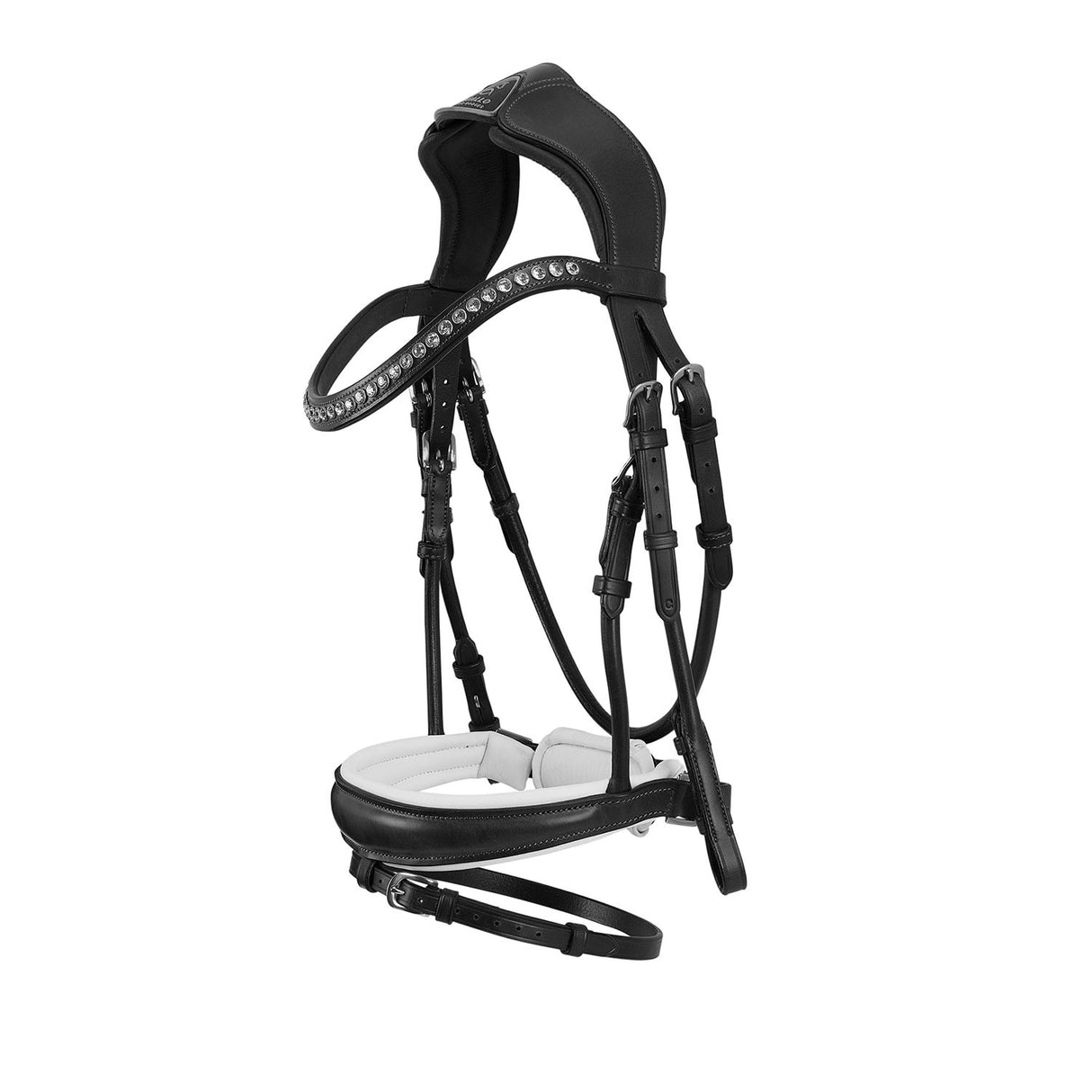 Acavallo Poesia Bridle Calfskin #colour_black