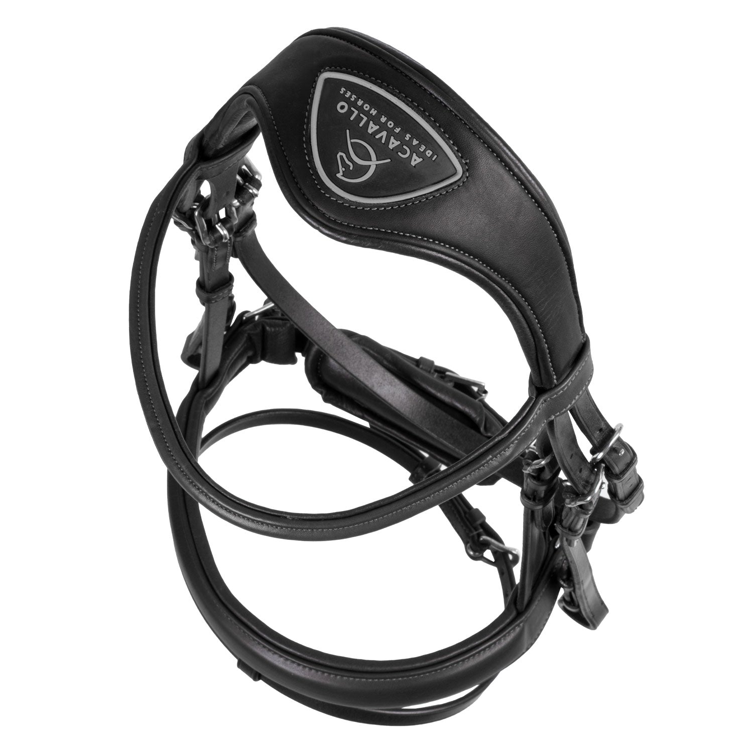 Acavallo Filosofia Bridle Calfskin #colour_black