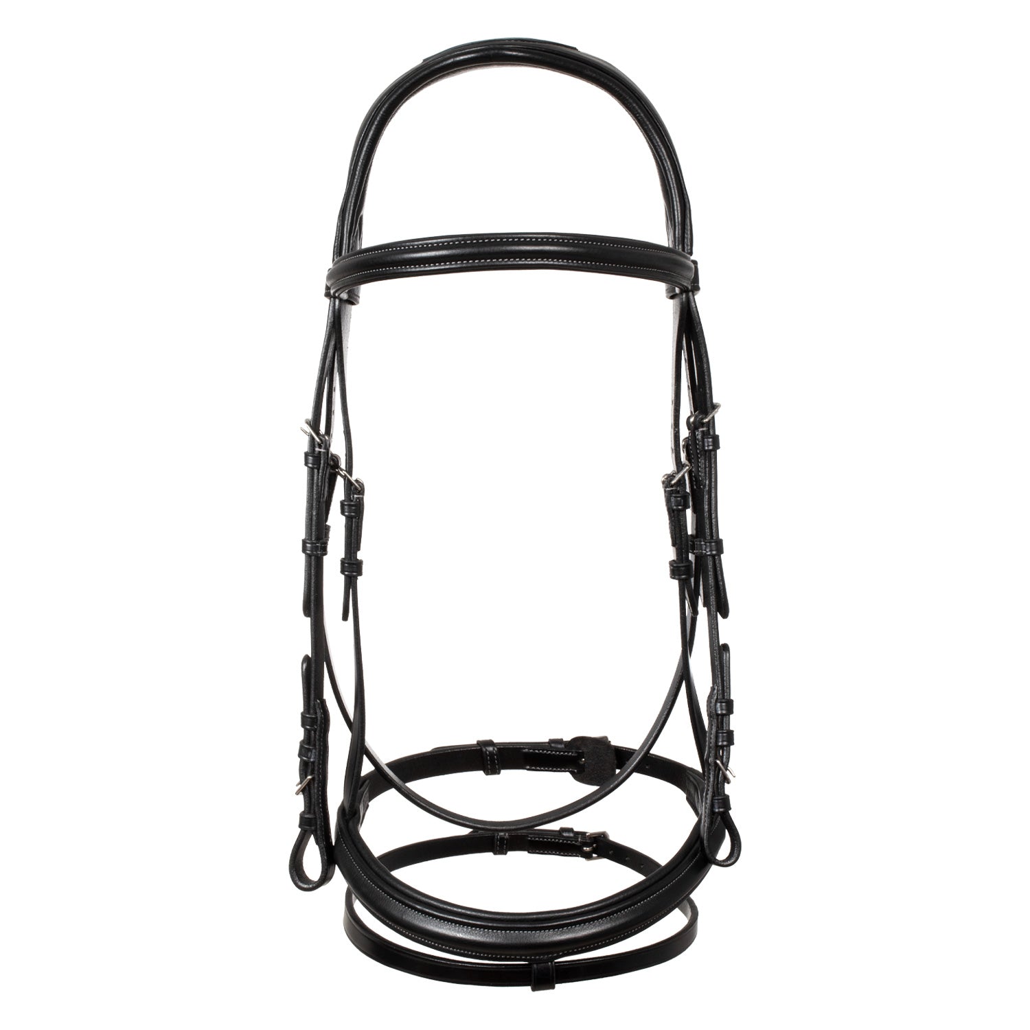 Acavallo Guernica Calfskin Bridle #colour_black