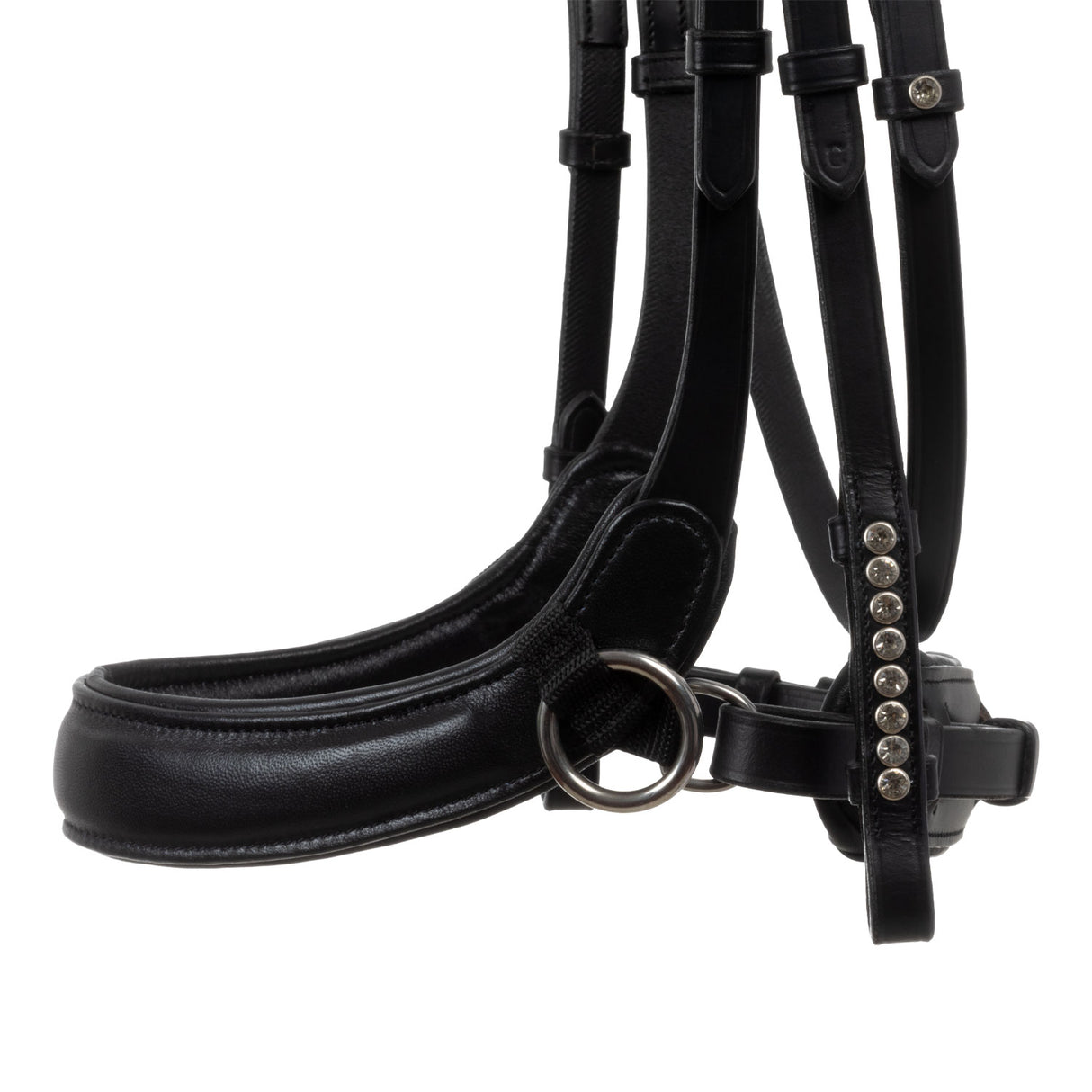 Acavallo Sunset Bridle Calfskin #colour_black