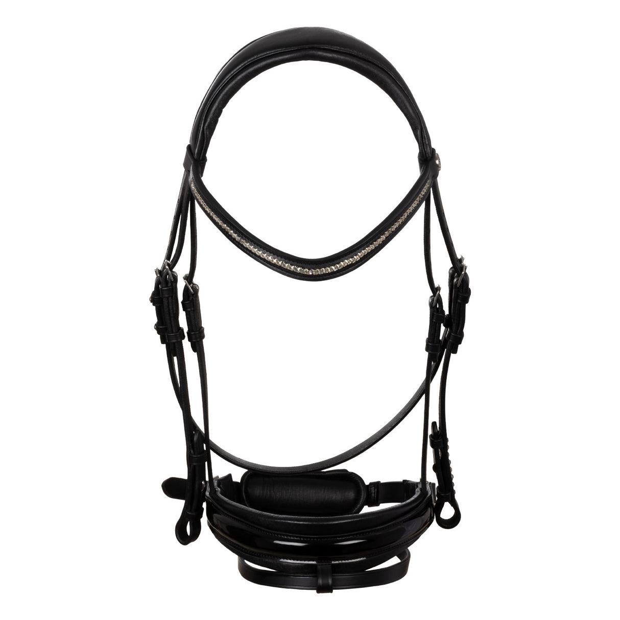 Acavallo Olympia Bridle Calfskin #colour_black