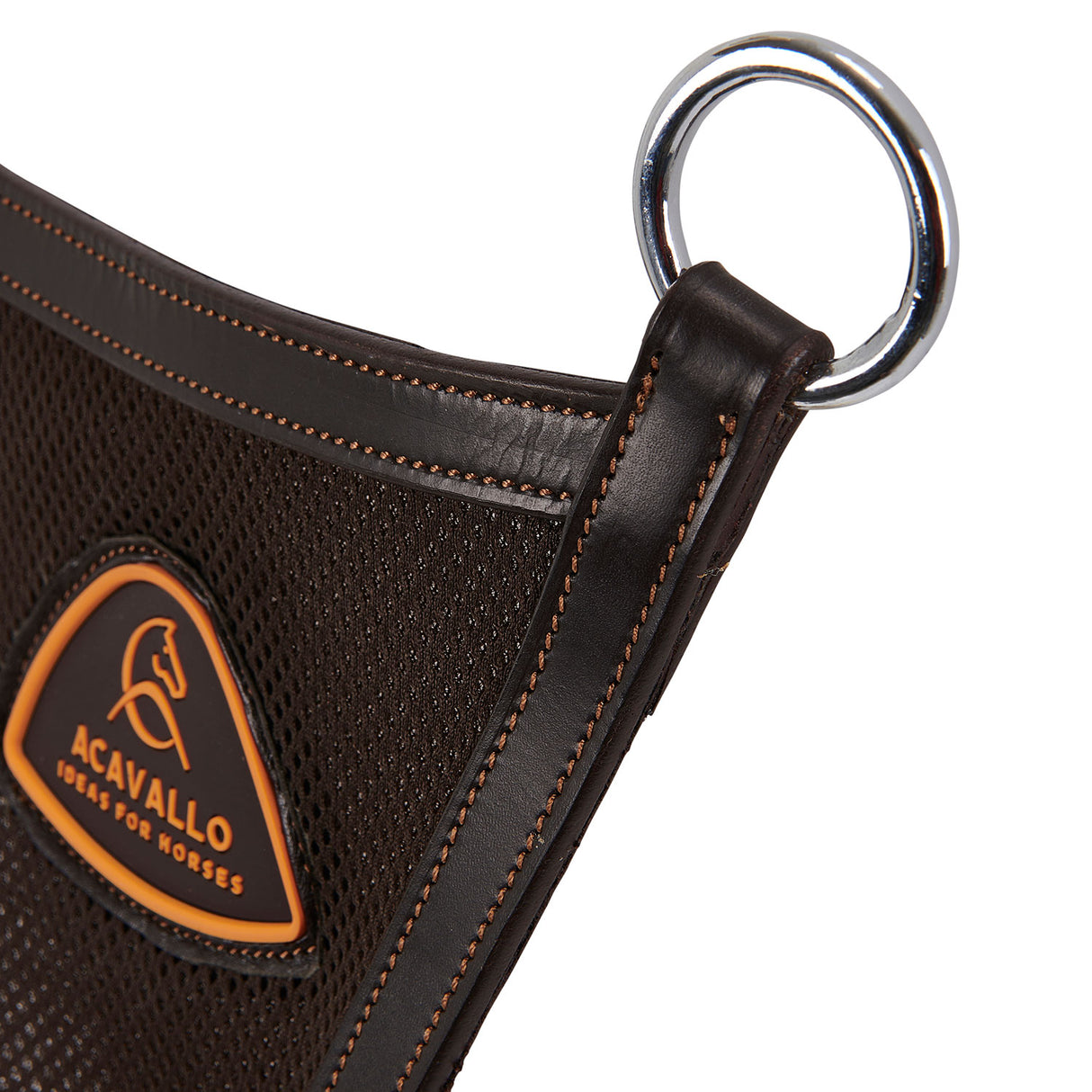 Acavallo Bib Martingale Mesh Insert #colour_brown