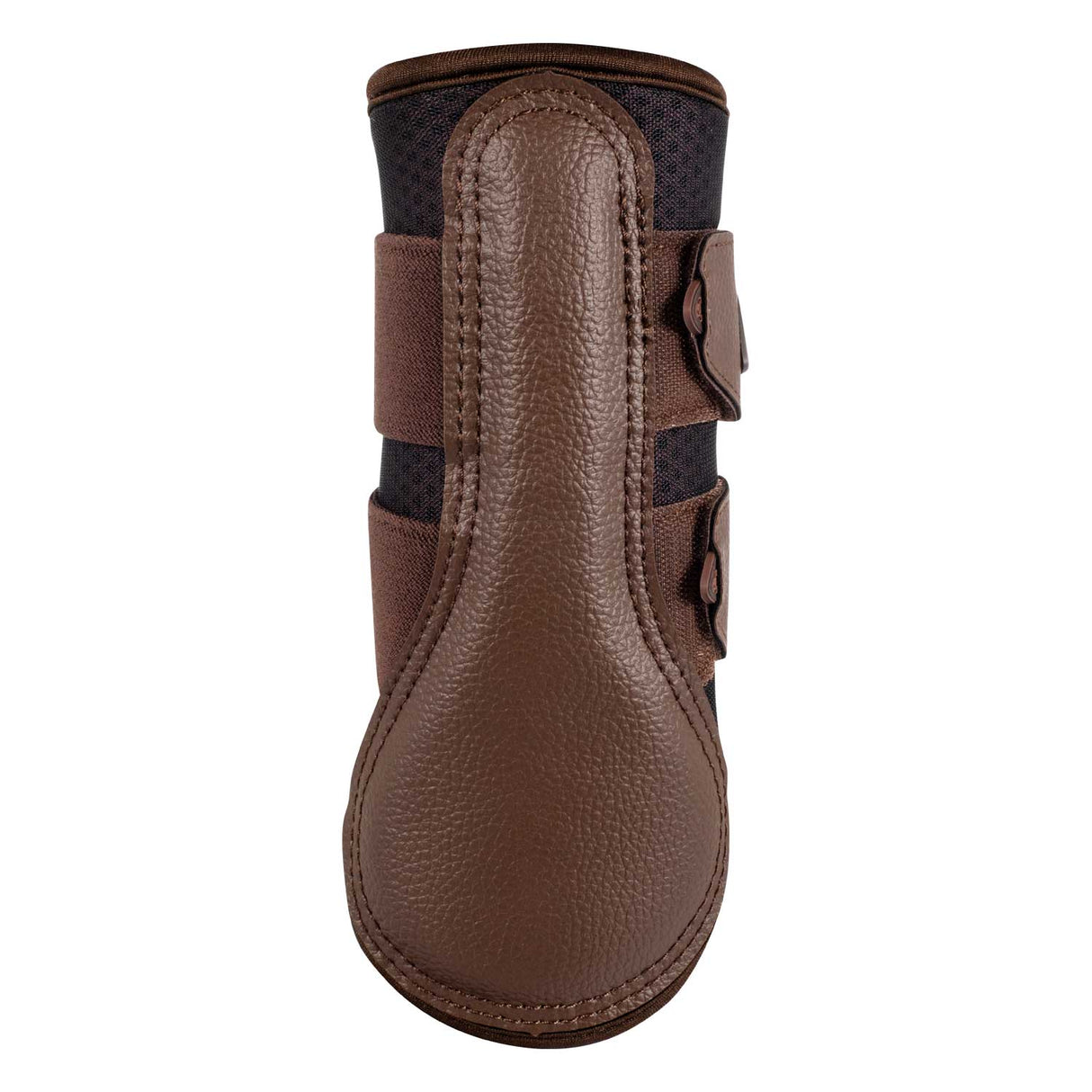 Acavallo Front Brushing Boots Perforated Neoprene #colour_brown