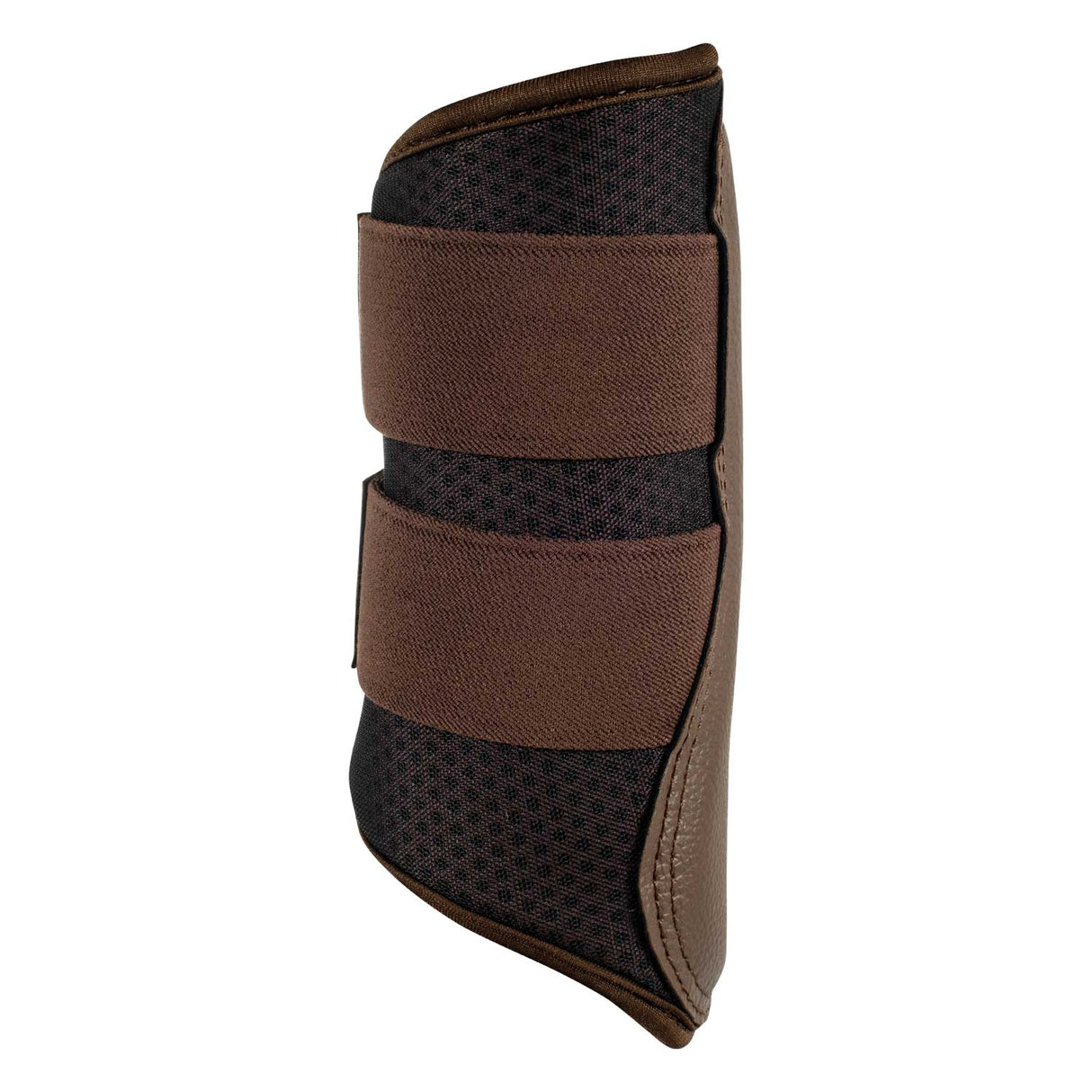 Acavallo Front Brushing Boots Perforated Neoprene #colour_brown
