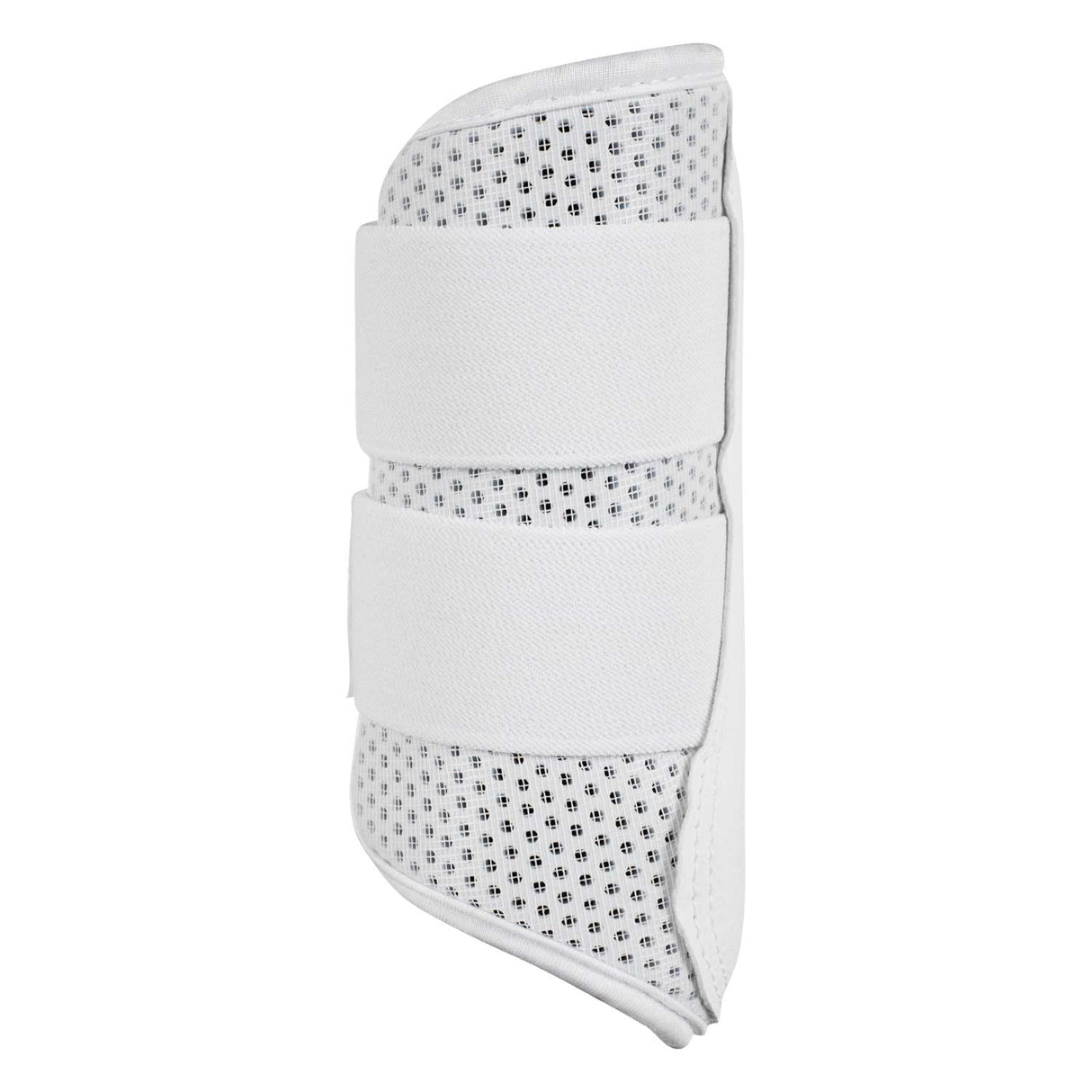 Acavallo Front Brushing Boots Perforated Neoprene #colour_white