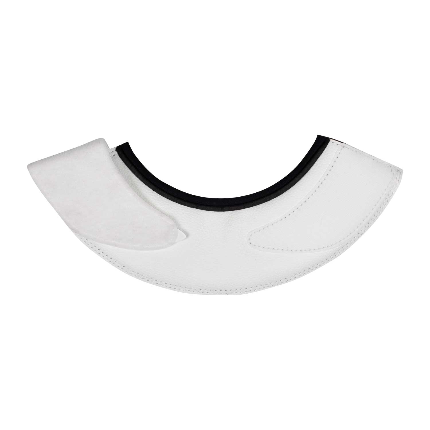 Acavallo Bell Boots Eco-Leather & Hook-And-Loop Closure #colour_white