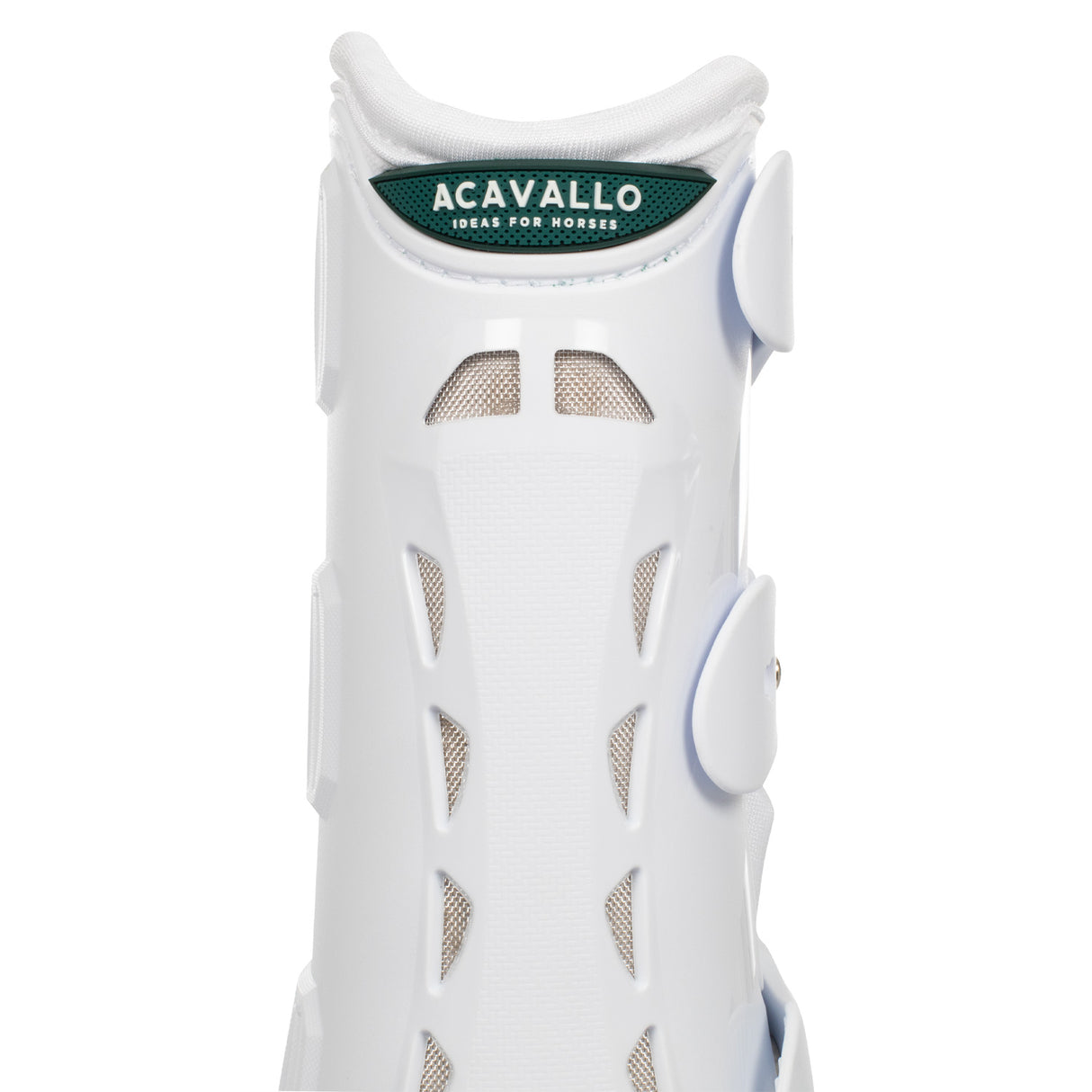 Acavallo Anatomical Front Dressage Boots #colour_white