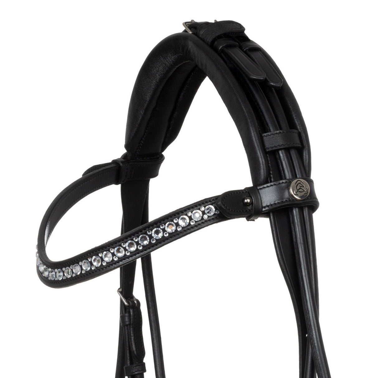 Acavallo Girasole Bridle Calfskin #colour_black