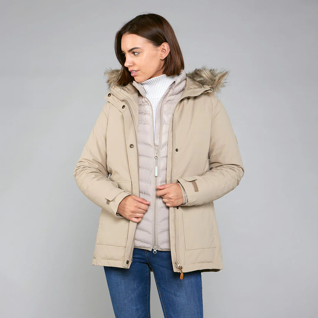 Toggi Women's Adventurer Waterproof Jacket #colour_putty