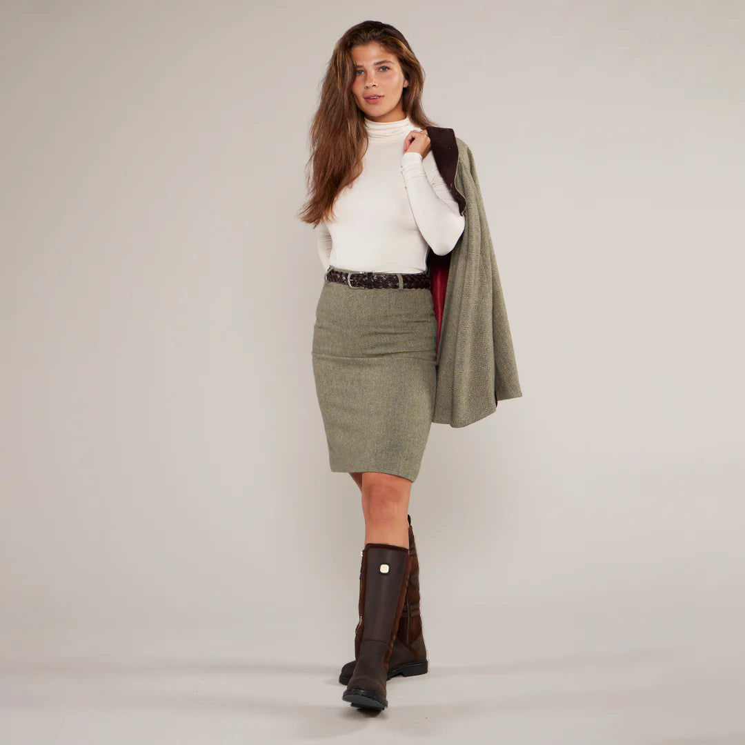 Toggi Ladies Balvenie Tweed Skirt #colour_glencoe-tweed