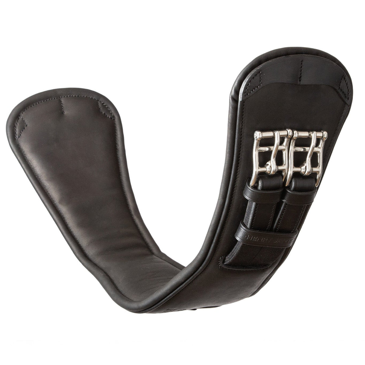 Henry James Curved Anatomic Short Girth #colour_black