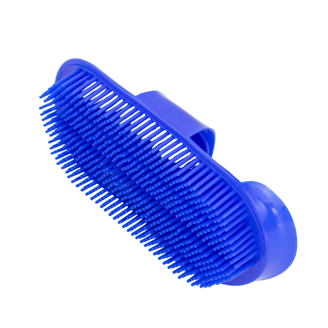 GS Equestrian & Country Plastic Curry Comb #colour_blue