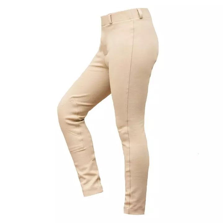 Saddlecraft Kids Jiggy Pull Ons #colour_beige