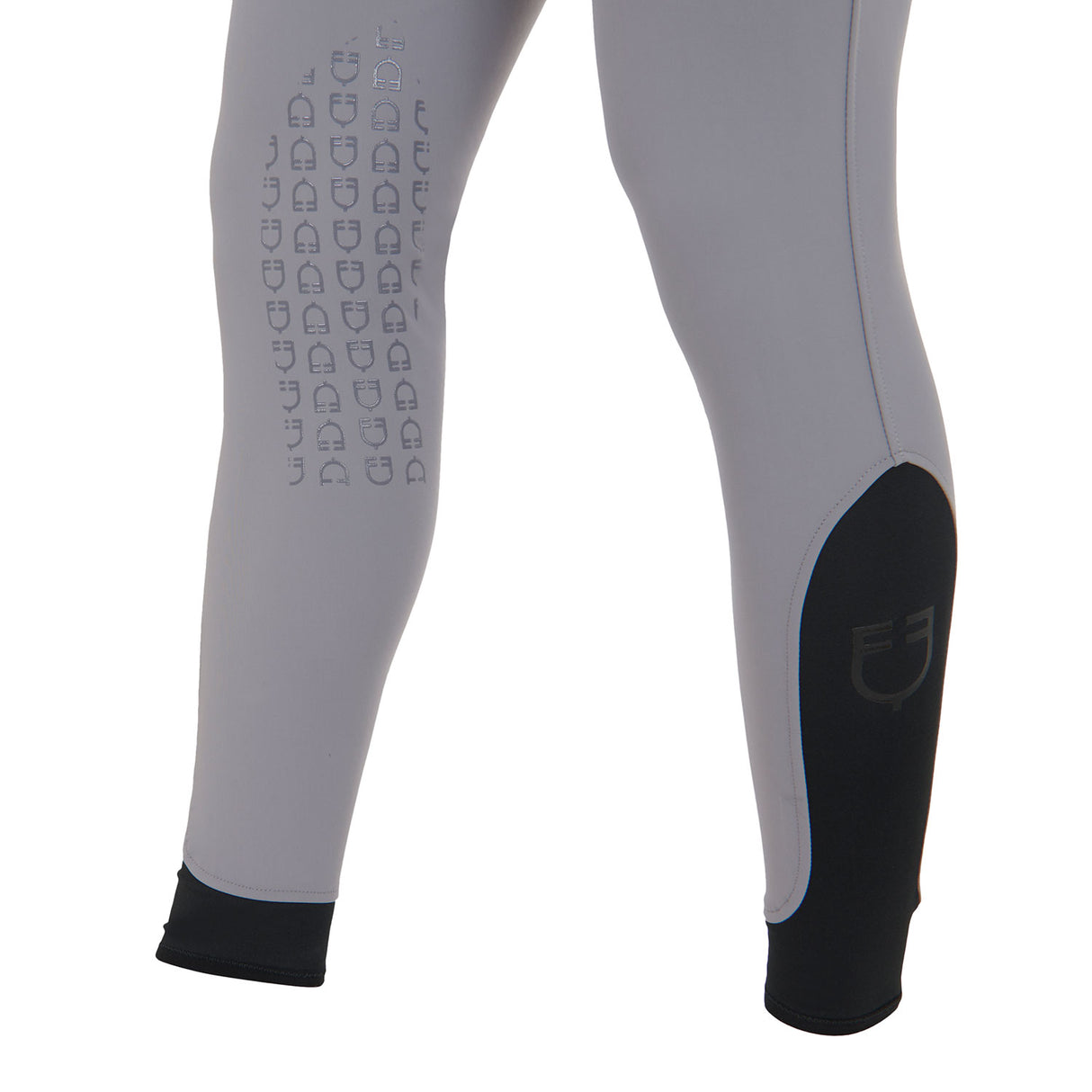 Equestro Men's Slim Fit Grip Breeches With Logo