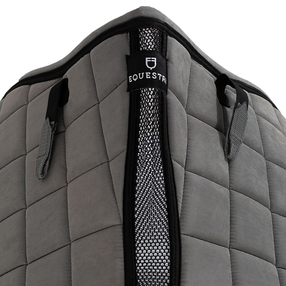 Equestro Shaped Jumping Saddle Pad #colour_grey