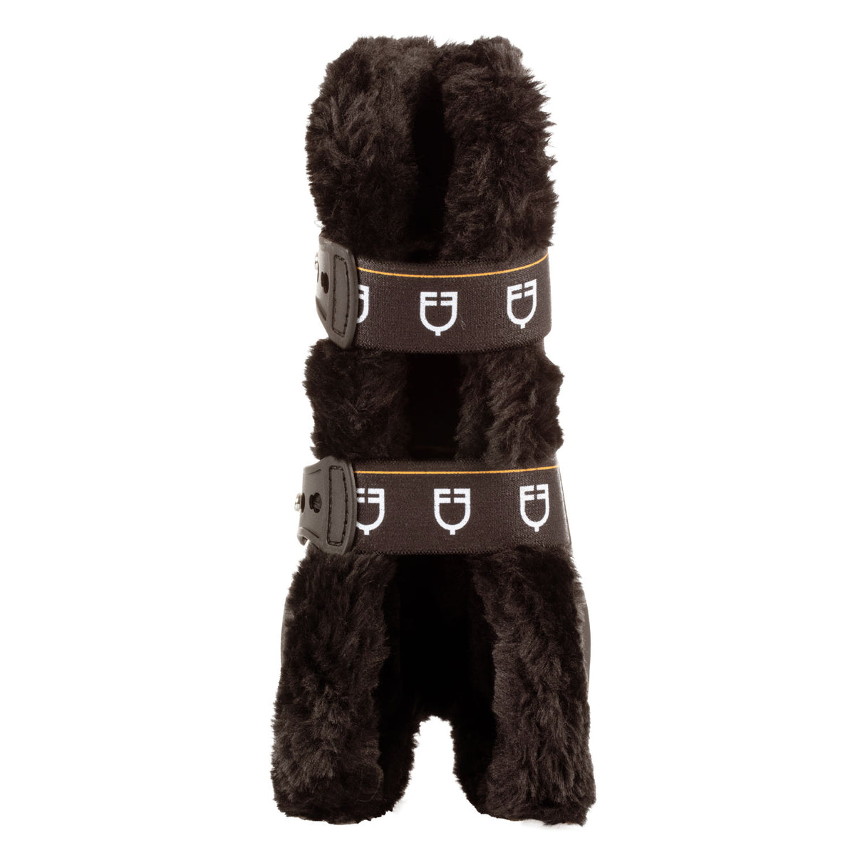 Equestro Spider Man Anatomical Tendon Boots With Synthetic Sheepskin #colour_brown