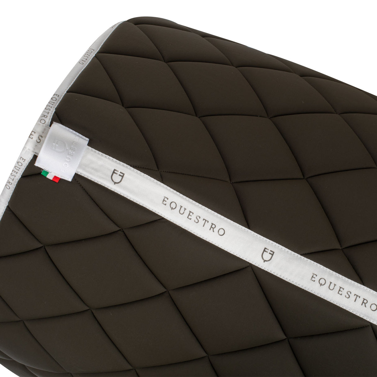 Dressage saddle pad technical fabric with logo
