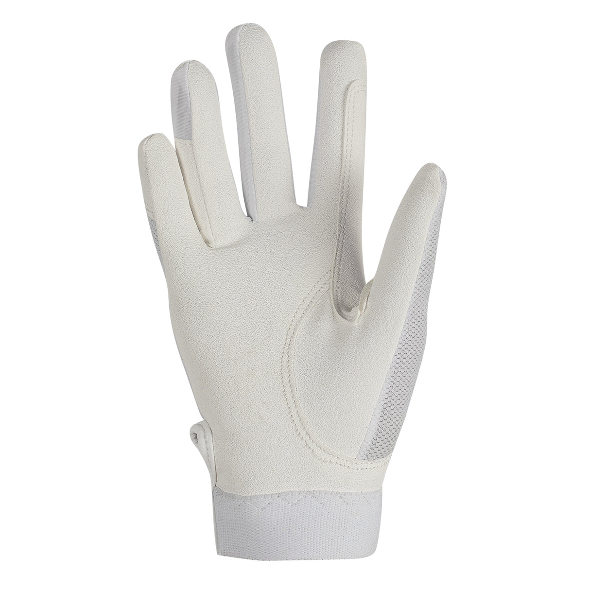 Equestro Kids' Gloves In Technical Fabric #colour_white