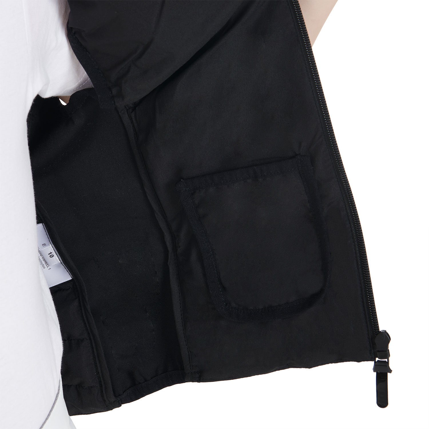 Equestro Kids' Vest In Technical Fabric #colour_black